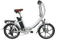 China Small Folding Electric Bike / E Bikes 250W Intelligent controller distributor