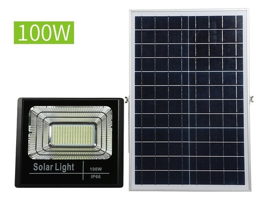 China 100W Solar LED Flood Lights Outdoor Solar Security Lights for Garden Patio Path Pool Lighting supplier