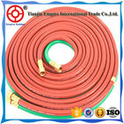 OXYGEN AND ACETYLENE HOSE TWIN FLEXIBLE 5/16'' RED AND GREEN RUBBER