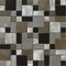 300x300mm mosaic tile mania,aluminum mosaic wall tile,black color supplier