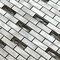 300x300mm linear glass tile,aluminum strip mosaic wall tile,grey color supplier