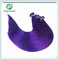 Nail U-Tip Hair 10&quot;-28&quot; 100s/pack purple#colorStraight Human Hair malaysian hair extension supplier