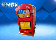 Classical High Range Coin Operated London Bus Swing Rocking Kiddie Ride Red  children game machine vivid colors