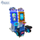 Blond children amusement video arcade coin operated racing electronic game machine