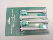 1set/4pcs P-HX-6014 electric toothbrush head metal bottom 4 colors rubber ring toothbrush head