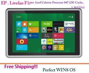 China Livefan F1 pro 64-bit Tablet PC Win8 OS Intel Celeron Processor 847 Dual Core 4G RAM  supplier