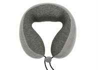 Private Label Round Soft Memory Foam Neck Pillow Travel Cute Car Fabric Type