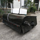 High quality skid steer loader attachments sweeper with water tank