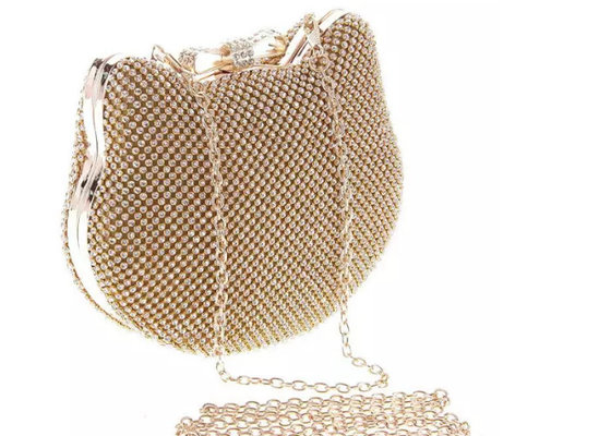 China Mini Size Fashion Women Mesh Evening Bags Cat Shape And Bow Closure supplier