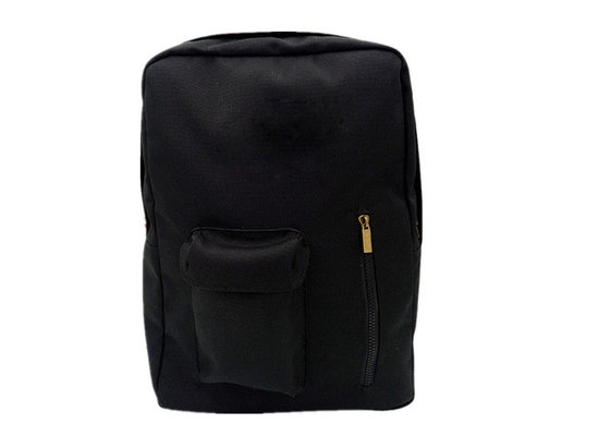 China Fashionable Black Canvas Ladies Travel Bags With Large Storage Space supplier