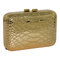 Multi Coloured Gold Glitter Clutch Bag With Interlayer 16 * 14 * 9cm supplier