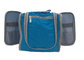 Ladies Blue Oxford Travel Cosmetic Bag Customized With Mesh Pocket supplier