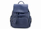 Embroidery Genuine Leather Handbags , 10 - 15L Cute Backpack Purse For Students supplier