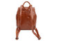 Retro Oil Wax Double Shoulder Bag , Fashionable Bucket Type Student Travel Backpack supplier