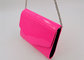 Elegant Luxury Cosmetic Evening Clutch Bags Carton Pink Clutch Envelope Bag supplier