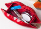 Trendy Stylish Adorable Makeup Acrylic Clutch Bag Lip Shaped As Cosmetic Bag supplier