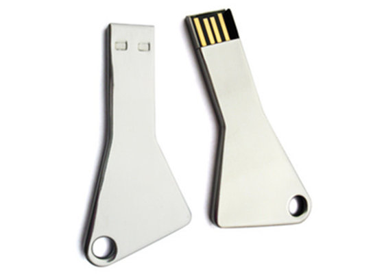 China Key shape Metal Micro USB Memory Stick 512M / 1GB various color 10 ~ 30MB / S supplier
