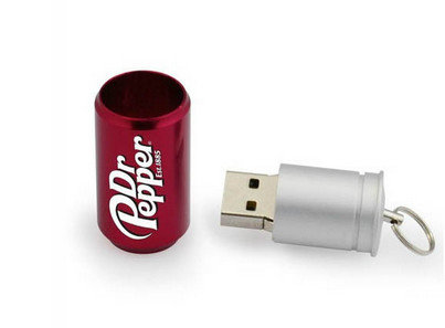 China New Creative USB Flash Pen Drive Coca Cola Bottle Cartoon U Disk LOGO Customized supplier