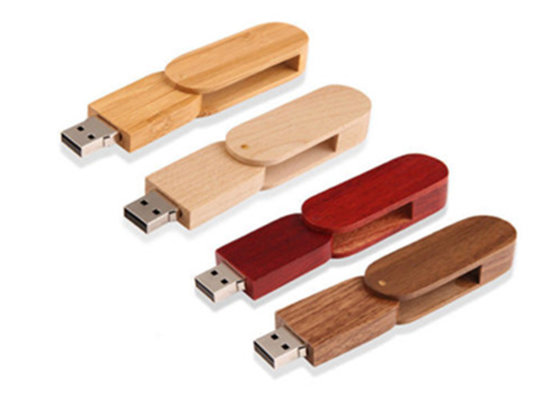 China Custom Wooden Pendrive 16GB Flash Drive Rectangle 4GB USB Stick With Logo supplier