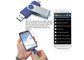 Smart Phone Usb 2.0 USB OTG Flash Drive , 16gb PVC / Metal USB Pen Disk supplier