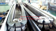 PA Nylon corrugated pipe making machine/corrugated plastic pipe machine
