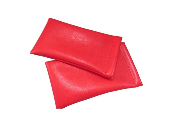 China Multifunction Glasses Pouch Case Red PU Soft Sunglasses Eyeglass Pouch Case supplier
