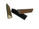 Leather Handmade Triangle Reading Foldable Eyeglasses Cases Eco-friendly supplier