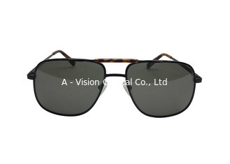 China Men's rectangular sunglasses 100% UV protection top bridge 2018 supplier