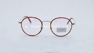 China Fashion Women Men eyeglasses durable metal optical frames light weight Daily School Casual wear supplier
