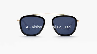 China Unisex Metal Fashion Sunglasses lightweight eyewear accessories for Summer Show UV 400  Blue Lens Protection supplier