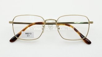 China Square Metal Eyeglasses Frame Stainless Steel Frame Durable Reading Computer Glasses for Unisex Prescription Eyeglasses supplier