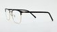 Unisex Rectangular Metal Eyeglasses with Handmade Acetate Combination Eye Frames Blue Light Blocking Reading Glasses supplier
