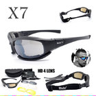 DAISY X7 Goggles 4LS Men Military polarized Sunglasses Bullet-proof airsoft shooting Gafas smoke lens Motorcycle Cycling