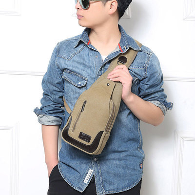 New Men's One Shoulder Strap Chest Bag from China