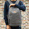 The Simple School Of The College Men's Canvas Casual College Students Travel Backpack