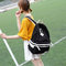 High School Student School Bag Simple Middle School Student Canvas Backpack