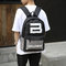 New Fashion Backpack Student School Bag Letter Printed Youth Canvas Computer Backpack