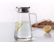 Heat-resistant glass teapot Thickened cold water bottle jug Large-capacity glass pot with lid