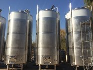 wine fermenter and fermentation tank for winery and beverage factory