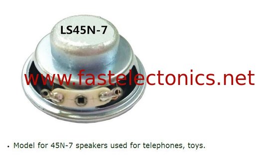 45mm LS45N-7 4 Ohm 3W telephone set toy  high quality.speaker .loudspeaker; reproducer; horn.loudhailer;