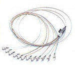 SC/APC 12 core bundle fiber optic pigtail