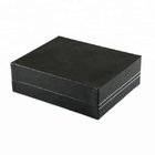 High quality faux PU Leather men valet black watch box size 25.5x20x7.5cm