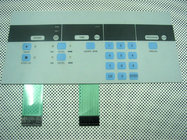 China Gloss PC Flexible Tactile Membrane Switch With Embossed Poly Dome And Rubber Keys distributor