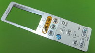 China Flexiblle Membrane Switch Graphic Overlay With 3M Adhesive , Remote Control distributor