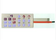 China Thin Film Flat Tactile Membrane Switch Panel , PCB Membrane Keyboard Switch distributor