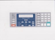 Touchscreen PC / PET Graphic Overlay Membrane Switch Keypads With Clear Window for sale