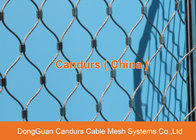 Flexible Stainless Steel Ferruled Rope Mesh For Zoo Enclosure