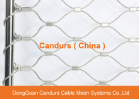 Flexible Stainless Steel Woven Rope Bird Cage Wire Mesh For Fencing