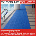 Interlocking PVC Swimming Pool Mat Non silp safety mat Locker Room Mat Drain Water Mat