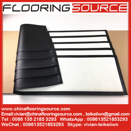 Rubber Bar Runner nitrile rubber base polyester top white blank for Sublimation Printing